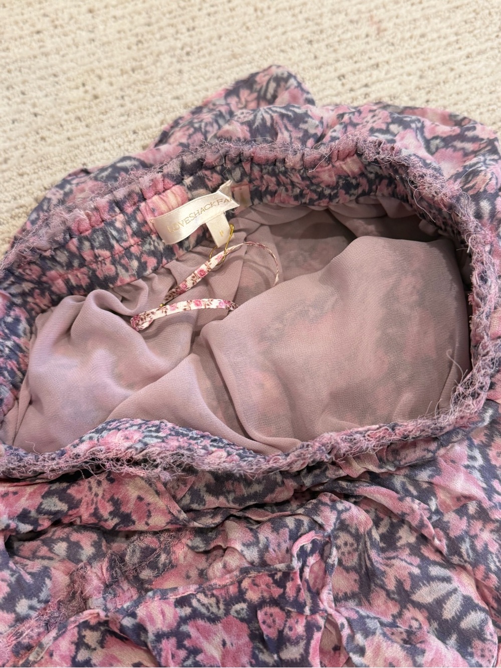 💐LOVESHACKFANCY💐 RUFFLE FLORAL SKIRT - Picture 3 of 3